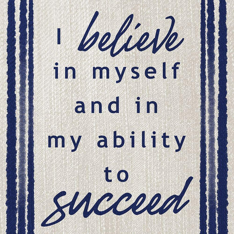 Belief In Success Black Ornate Wood Framed Art Print with Double Matting by Prime, Marcus