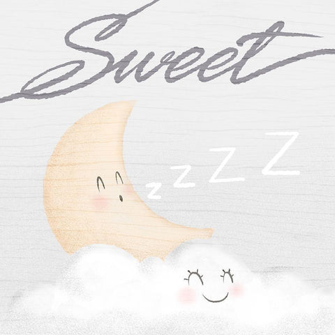 Sweet Dreams 1 White Modern Wood Framed Art Print by Prime, Marcus