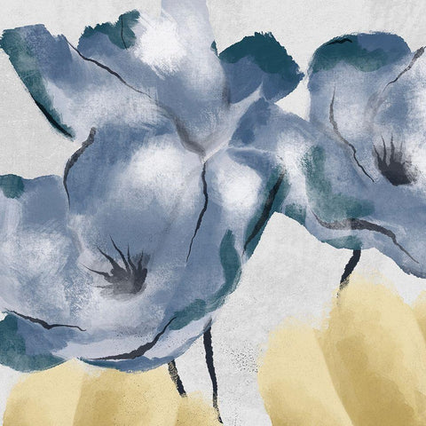 Winded Bloom 2 White Modern Wood Framed Art Print by Prime, Marcus