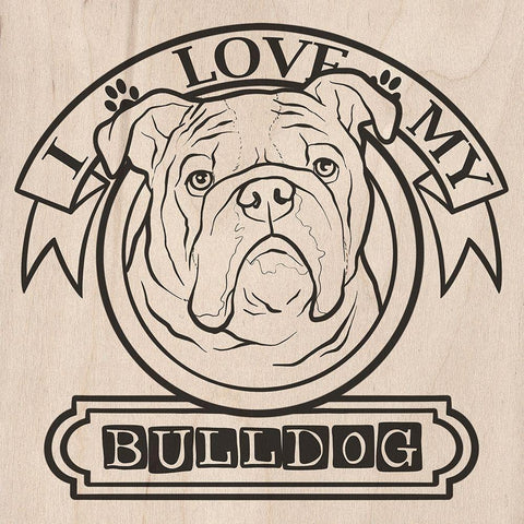 Pet Love 2 Black Ornate Wood Framed Art Print with Double Matting by Prime, Marcus