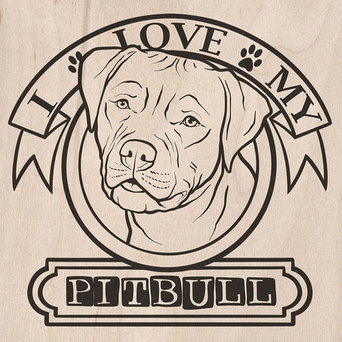 Pet Love 3 Black Modern Wood Framed Art Print by Prime, Marcus