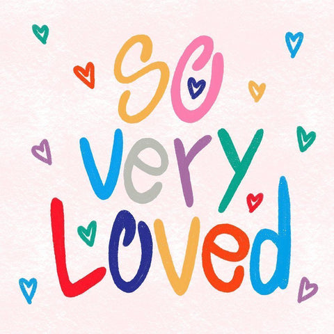 So Loved 1 Black Modern Wood Framed Art Print by Prime, Marcus