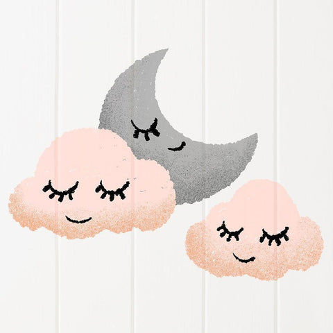 Sleepy Friends 1 Black Modern Wood Framed Art Print by Prime, Marcus