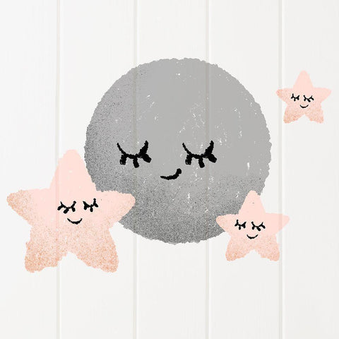 Sleepy Friends 2 White Modern Wood Framed Art Print with Double Matting by Prime, Marcus