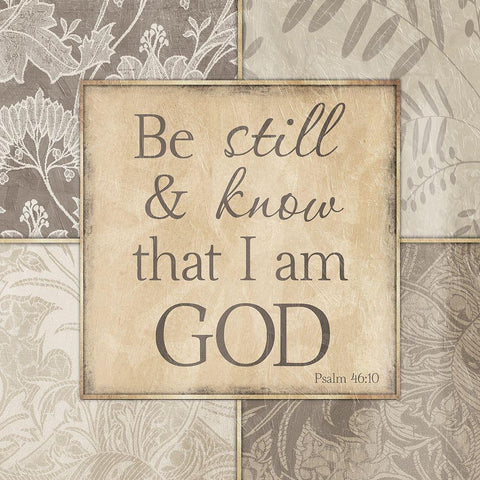 I Am God Black Modern Wood Framed Art Print with Double Matting by Prime, Marcus