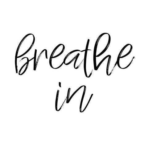 Breathe In 2 Black Modern Wood Framed Art Print with Double Matting by Prime, Marcus