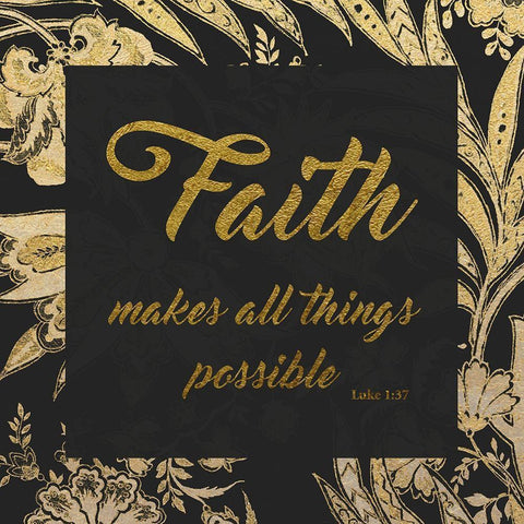 Golding Faith White Modern Wood Framed Art Print by Prime, Marcus