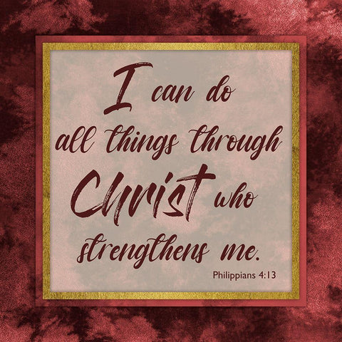 Who Strengthens Gold Ornate Wood Framed Art Print with Double Matting by Prime, Marcus