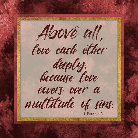 Above All Gold Ornate Wood Framed Art Print with Double Matting by Prime, Marcus