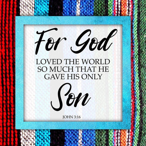 His Only Son White Modern Wood Framed Art Print with Double Matting by Prime, Marcus