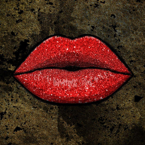 Glitter Kiss Black Ornate Wood Framed Art Print with Double Matting by Prime, Marcus