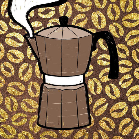 Life After Coffee 3 Gold Ornate Wood Framed Art Print with Double Matting by Prime, Marcus