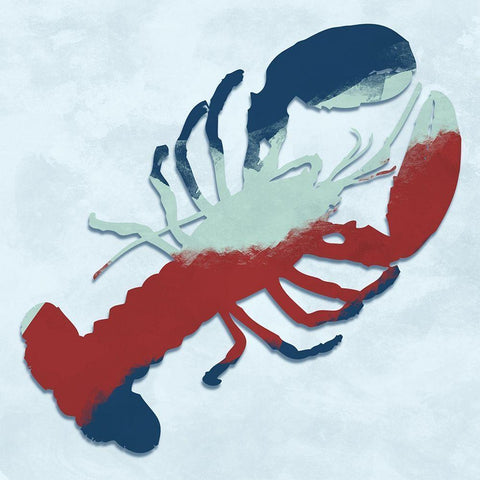 Crawling Sea Life White Modern Wood Framed Art Print by Prime, Marcus