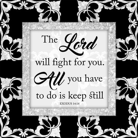 Keep Still 2 White Modern Wood Framed Art Print with Double Matting by Prime, Marcus