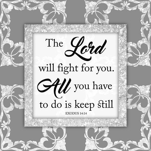 Keep Still 1 Black Ornate Wood Framed Art Print with Double Matting by Prime, Marcus