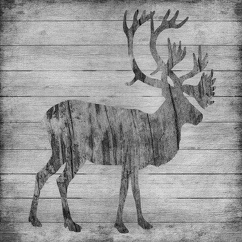 Wild Game 1 Black Ornate Wood Framed Art Print with Double Matting by Prime, Marcus