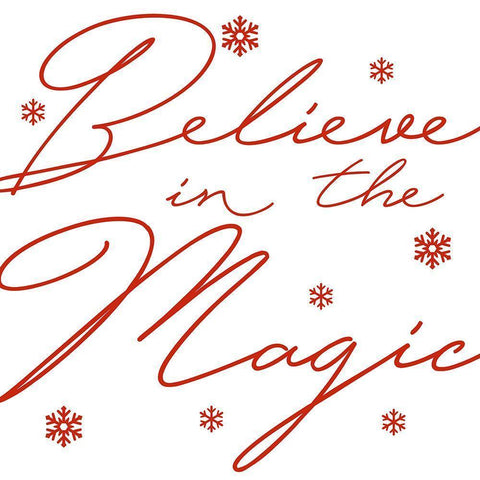 Believe In Magic Black Modern Wood Framed Art Print by Prime, Marcus