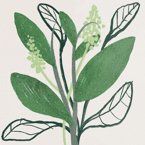 Fall Geometry 2 Gold Ornate Wood Framed Art Print with Double Matting by Prime, Marcus