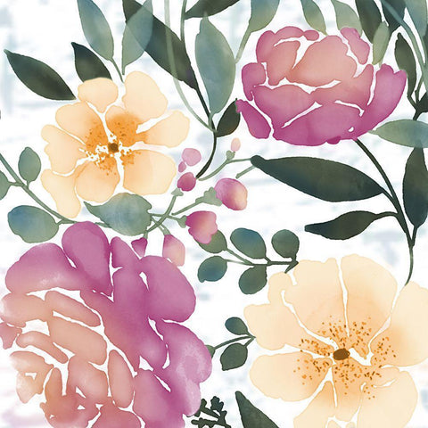 Mid Day Bloom 2 Black Modern Wood Framed Art Print by Prime, Marcus