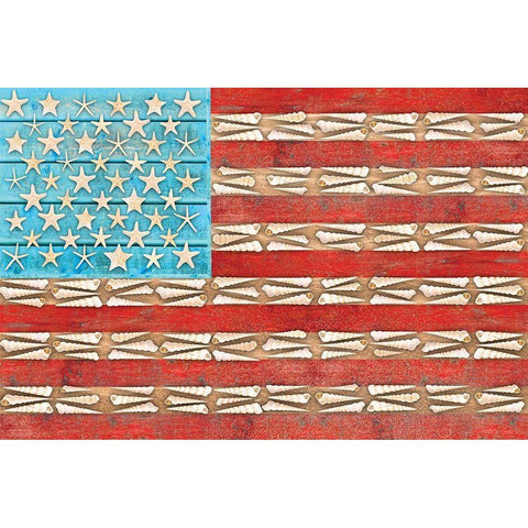 Shells 3 White Modern Wood Framed Art Print by Miller, Savannah
