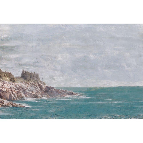 The Cape 1 White Modern Wood Framed Art Print by Miller, Savannah