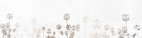 Palms To Palms White Modern Wood Framed Art Print with Double Matting by Villa, Mlli