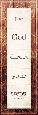 Lets God Black Ornate Wood Framed Art Print with Double Matting by Villa, Mlli