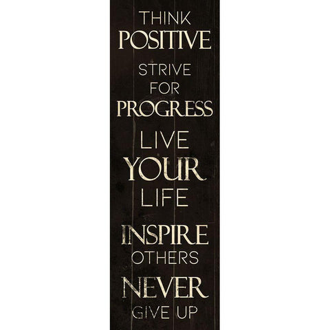 Progress Black Modern Wood Framed Art Print by Villa, Mlli