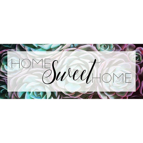 Home Sweet Home Gold Ornate Wood Framed Art Print with Double Matting by Villa, Mlli