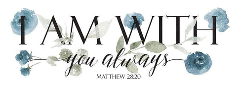 I Am With Black Ornate Wood Framed Art Print with Double Matting by Villa, Mlli