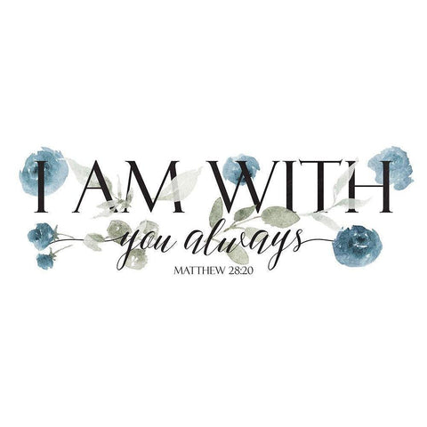 I Am With Black Modern Wood Framed Art Print by Villa, Mlli