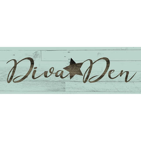 Diva Den Black Modern Wood Framed Art Print with Double Matting by Villa, Mlli