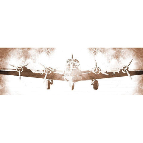 Time To Fly Sepia Black Modern Wood Framed Art Print by Villa, Milli