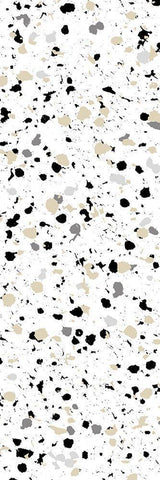 Steal Speckle 2 Black Ornate Wood Framed Art Print with Double Matting by Villa, Milli