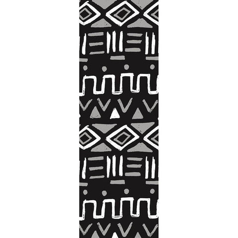 Slate Tribe White Modern Wood Framed Art Print by Villa, Milli