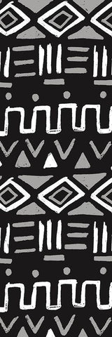 Slate Tribe Black Ornate Wood Framed Art Print with Double Matting by Villa, Milli