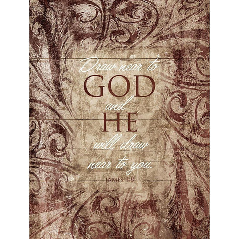 Draw Near Black Modern Wood Framed Art Print by Villa, Mlli