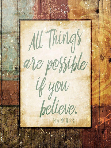 Possible Black Ornate Wood Framed Art Print with Double Matting by Villa, Mlli