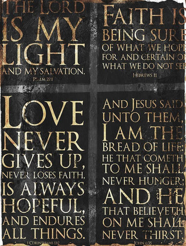 Four Parts White Modern Wood Framed Art Print with Double Matting by Villa, Mlli