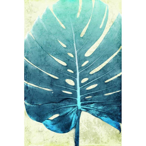 Bright Leaf Black Modern Wood Framed Art Print by Villa, Milli