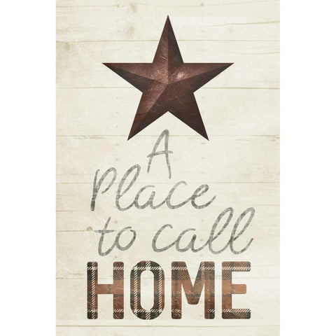 Star Home Mute Black Modern Wood Framed Art Print by Villa, Milli