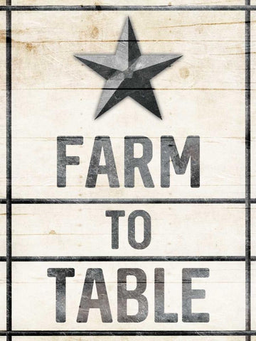 Star Farm White Modern Wood Framed Art Print with Double Matting by Villa, Milli