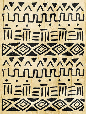 Tribe Light White Modern Wood Framed Art Print with Double Matting by Villa, Mlli
