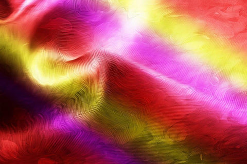 Color Swirl White Modern Wood Framed Art Print with Double Matting by Villa, Mlli