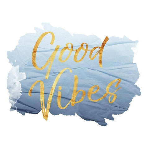 Vibes Horizontal White Modern Wood Framed Art Print by Villa, Mlli