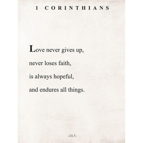 Corinthians Book Page Gold Ornate Wood Framed Art Print with Double Matting by Villa, Mlli