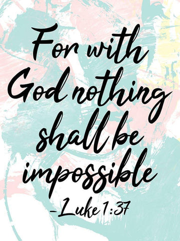 With God Black Ornate Wood Framed Art Print with Double Matting by Villa, Mlli