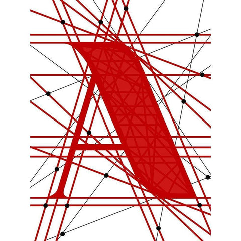 A Black Modern Wood Framed Art Print by Villa, Mlli