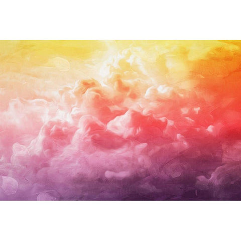 Sky Gradient Black Modern Wood Framed Art Print with Double Matting by Villa, Mlli