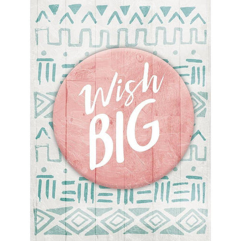 Wish Big Gold Ornate Wood Framed Art Print with Double Matting by Villa, Mlli